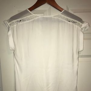 White Short Sleeve Top
